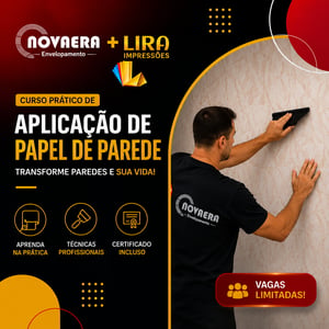 Curso Aplicação de Papel de Parede