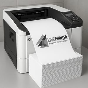 Impressão A4 - P/B - Frente e Verso Sulfite 75gr A4 Preto e Branco Frente e Verso  Sem Acabamento 