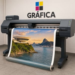 Lona backlight 440g (com ilhós) Solvente Lona 440gr Personalizado 4x0 - Só Frente   Impressão Digital Eco Solvente