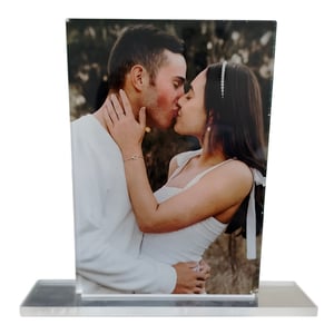 Troféu / Display de Mesa Acrílico - 8mm - Premium Acrílico 8 mm 25 x 25cm 5/0 - CMYK + Branco  Corte Especial Impressão Digital UV