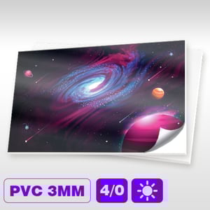 PS | PVC 3mm 4/0 - Impressa Placa de PS 3mm Personalizado 4x0 - Só Frente  Corte Especial Impressão UV - CMYK