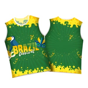 Abadá Personalizado Helanca Pequeno 4x4 - Frente e Verso   Sublimação