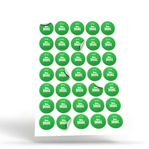 Adesivo Transparente M² + Corte Contorno - Tamanho Mínimo 3cm Adesivo Vinil Transparente Personalizado 4x0 - Só Frente  Meio Corte de Contorno Impressão Digital Eco Solvente