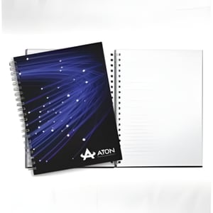 Caderno Médio | Capa Dura | 15x21cm | 192 Pág. | Miolo Padrão Preto e Branco Capa Dura Colorida + Miolo P/B Padão 15x21cm    
