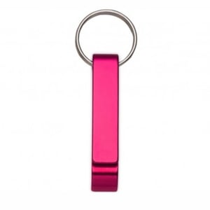 Chaveiro Abridor - Pink - Personalizado Chaveiro em Alumínio 4.9x0.85 1/0 - Gravação Laser   