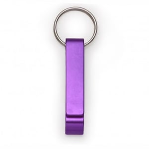 Chaveiro Abridor - Roxo - Personalizado Chaveiro em Alumínio 4.9x0.85 1/0 - Gravação Laser   