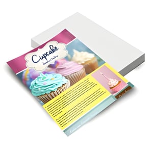 Folheto 90g | 10x14cm | 4/0 - Frente Couchê Brilho 90g/m² 10x14cm 4x0 - Só Frente   