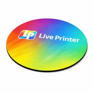 Mouse Pad | Redondo | 19x19 cm  19x19 cm 4x0 - Só Frente   Sublimação