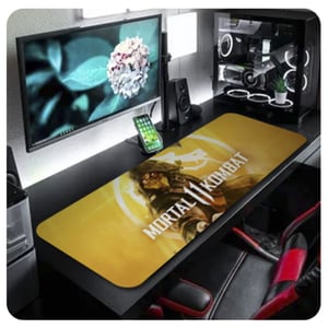 Mouse Pad Gamer | 40x120cm | 4/0 Cores Poliéster com Base Antiderrapante em Látex 40x120cm 4x0 - Só Frente   Sublimação