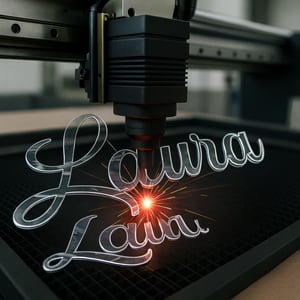Acrílico Transparente 4mm + Corte Especial Acrílico Transparente 4mm Personalizado 4x0 - Só Frente  Corte Laser 