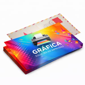 Cartão Postal Premium 300g  ||  10x18 cm  ||  com Laminação Fosca e Verniz Localizado – Impressão de Alto Impacto Cartão DuoDesign 300g/m² 10x18 cm Colorido  Corte Reto Impressão Offset