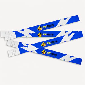 Pulseira de Eventos - Tyvek - LILÁS Tyvek  4x0 - Só Frente   