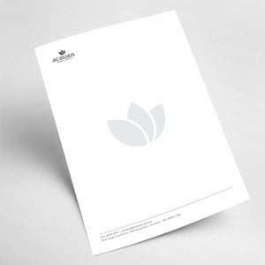 Papel Timbrado Sulfite 21x29,7cm 1x0   