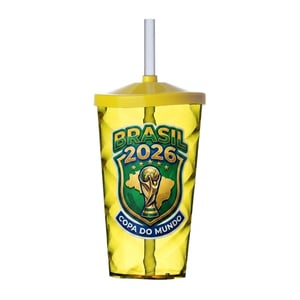 Copo com Canudo