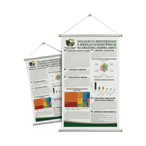 Banner em Papel 120g (120x80cm) Papel offset 120g     