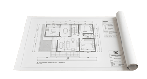 Plotagem A0 Monocromática (P&B) Papel offset 75g/120g 84,1x118,9cm    Ideal para: Plantas baixas, diagramas lineares, cronogramas e desenhos técnicos básicos.
