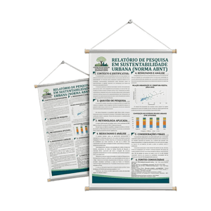 Banner em Papel 120g (60x45cm) Papel offset 120g     