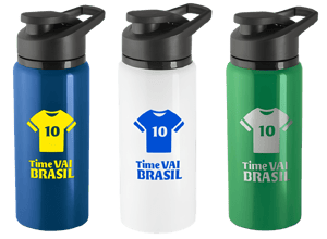 Squeeze Esportiva em Alumínio  Capacidade - 660ml    Personalização a sua escolha!