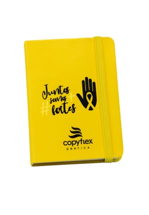 Moleskine P Setembro amarelo  9X14CM IMPRESSÃO 01 COR   *Mínimo 20 peças*