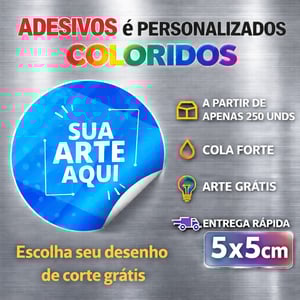 Adesivos Personalizados Adesivo 5x5 cm CMYK Impressão Digital Corte Digital Em Folhas