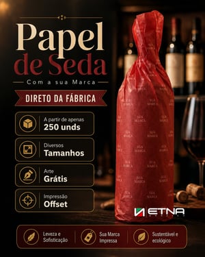 Papel de Seda Papel Seda 35 gr/m² 40x40 cm CMYK/Pantone Impressão Offset Corte Reto 