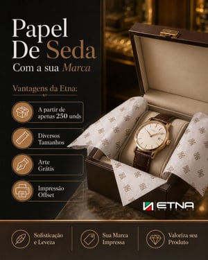 Papel de Seda Papel Seda 35 gr/m² 32x46 cm CMYK/Pantone Impressão Offset Corte Reto 