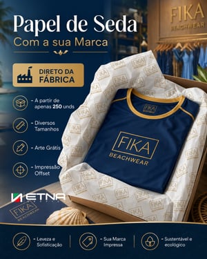 Papel de Seda Papel Seda 35 gr/m² 30x64 cm CMYK/Pantone Impressão Offset Corte Reto 