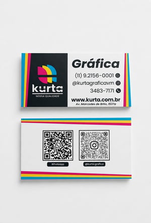 Cartão Couchê Fosco Couchê 300g / Lam. Fosco / Colorido Couchê 300g 9X5 4x4 Laminação fosca corte reto 