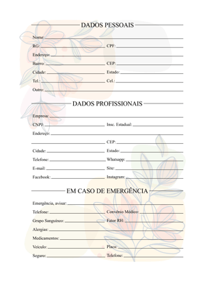 Agenda 2027 Alfabeto Floral