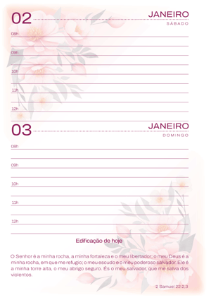 Agenda 2027 Floral Edificante