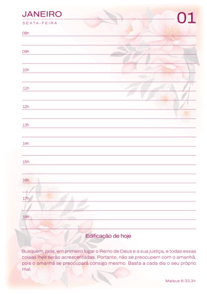 Agenda 2027 Floral Edificante