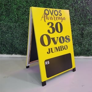 Cavalete de Madeira 70x120cm = ARTE GRATIS!