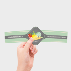 Adesivos BOPP com Verniz Localizado 12x5cm