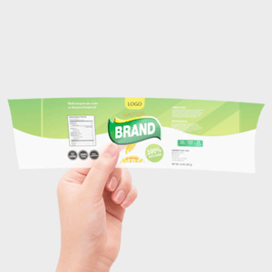 Adesivos BOPP com Verniz Localizado 30x10cm