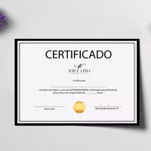Certificado A4 Couchê 300g Frente Colorida Sem Verniz