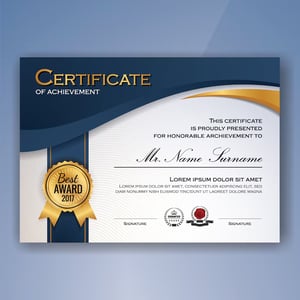 Certificado A3 Couchê 300g Frente e Verso Coloridos UV Total Frente