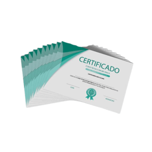 Certificado A5 Couchê 300g Frente e Verso Coloridos Sem Verniz