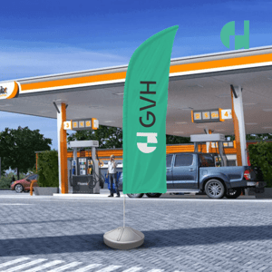 Wind Banner 65x190cm Kit Completo