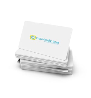Cartão de Visita em PVC 0,76mm - Cristal com Frente Colorida
