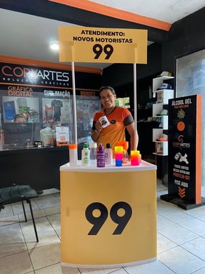 Balcão Promocional Grande 84x40x90cm Personalizado