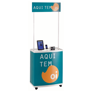Balcão Promocional Pequeno 48x30x90cm Personalizado