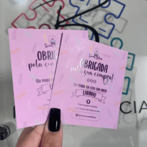 Cartão Postal 9x10cm Couchê 300g Laminação Fosca + UV Localizado (4x0)