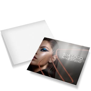 Cartão Postal 9x10cm Couchê 300g UV Total Frente (4x0)