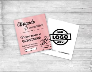 Cartão Postal 9x10cm Couchê 300g UV Total Frente (4x4)