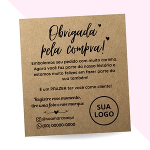 Cartão Postal 9x10cm Kraft 240g Sem Verniz (1x0)