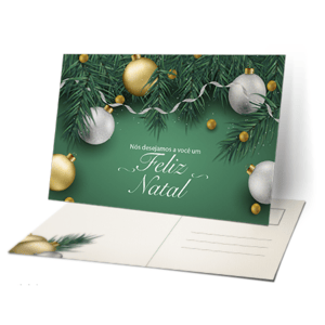 Cartão Postal 9x15cm Couchê 300g UV Total Frente e Verso (4x4)