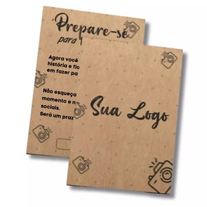 Cartão Postal 9x15cm Kraft 240g Sem Verniz (1x1)