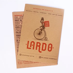 Cartão Postal 15x10cm Kraft 240g Sem Verniz (4x4)