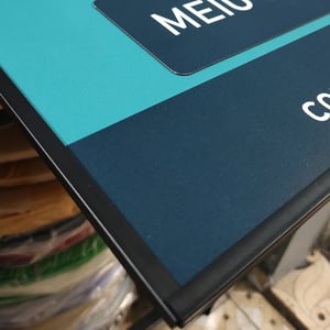 Placa admite-se vagas em aberto 40x85 cm com 5 cargos