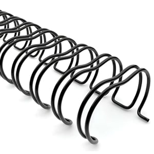 Encadernação com wire-o / garra de duplo anel metálico